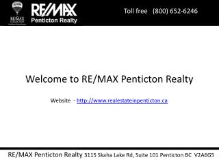 Real estate in Penticton bc