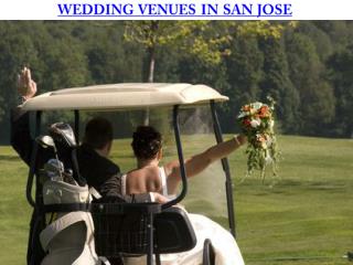 WEDDING VENUES IN SAN JOSE