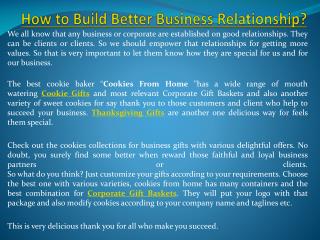 How to build better business relationship?
