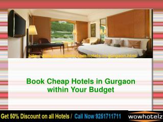 Cheap Hotels in Gurgaon