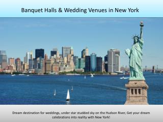 Banquet halls, party halls, wedding venues in New York