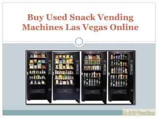 Buy Used Snack Vending Machines Las Vegas Online