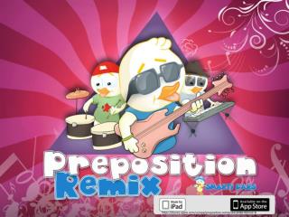 Preposition remix - Help your children create grammatically correct sentences