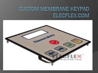Custom membrane keypad