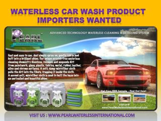 The Waterless Car Wash Product