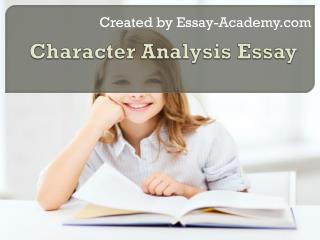 Character Analysis Essay