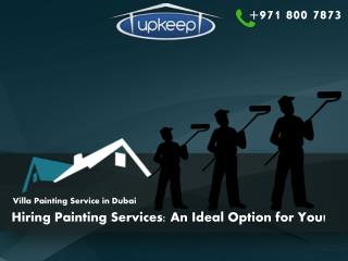 Hiring Villa Painting Services in Dubai