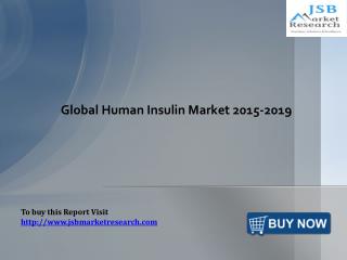 Human Insulin Market: JSBMarketResearch