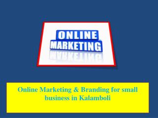 Online Marketing & Branding for small business in Kalamboli