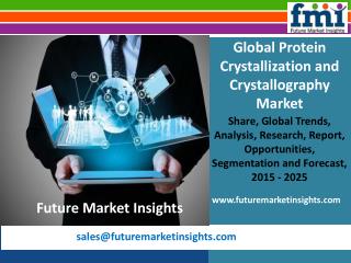 Trends in the Protein Crystallization and Crystallography Market 2015 – 2025 by Future Market Insights