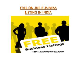 Free Online Business Listing in India