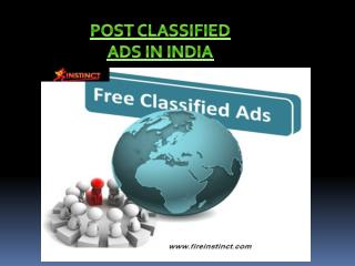 Post Classified Ads in India