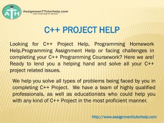 C PROJECT HELP