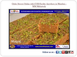 Order Sweets Online with COD Facility Anywhere in Mumbai- MM Mithaiwala
