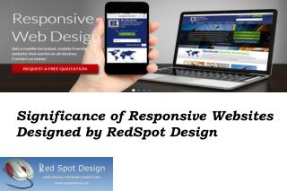 Significance of Responsive Websites Designed by RedSpot Design