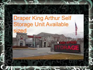 This is a Storage Facility Sizes in Draper