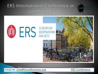 Booking Hotels For ERS Conference