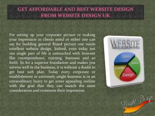 Get Affordable and Best Website Design from Website Design UK