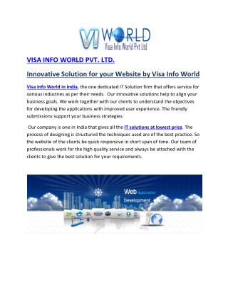 mobile development service in lowest price in india|Visa info world Pvt Ltd-visainfoworld.com