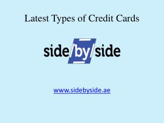 Sidebyside - Apply for Latest Types of Credit Cards in Dubai & UAE Online