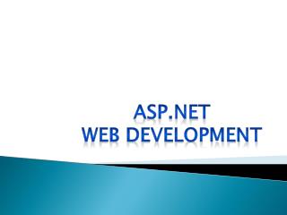 ASP.NET Web Development company