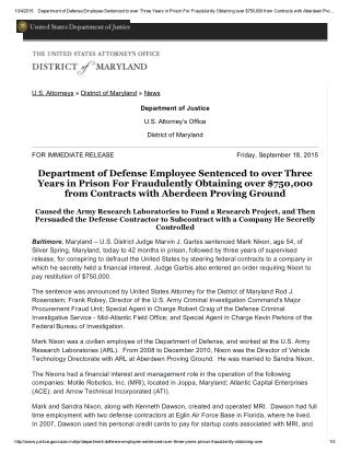 Blog 122 Department of Defense Employee Sentenced to over Three Years in Prison For Fraudulently Obtaining over $750,