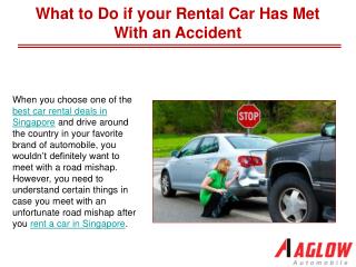 What to Do if your Rental Car Has Met With an Accident