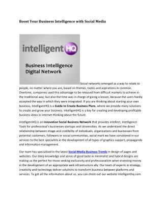 Intelligent HQ Social Business