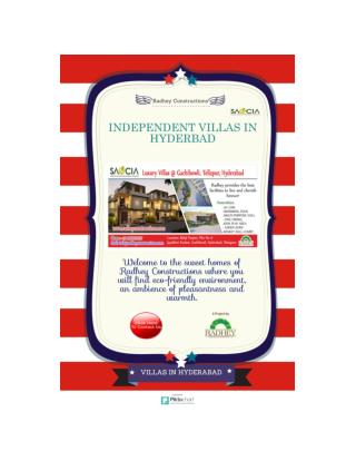 independent villas in Hyderabad