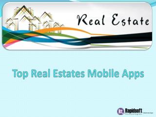 Top Real Estates Mobile Apps
