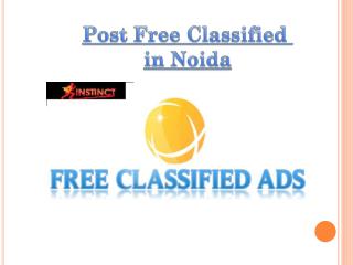 Post Free Classifieds in Noida