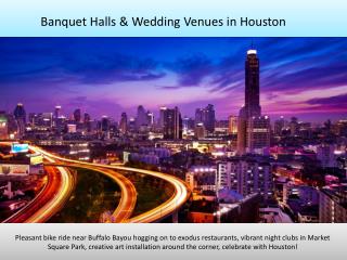 Banquet halls, party halls, wedding venues in Houston TX