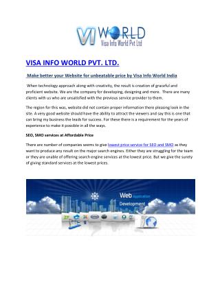 ORM online solutions in lowest price noida-visainfoworld.com