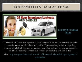 lLocksmith in Dallas Texas