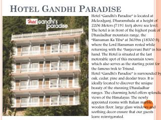 Hotel Gandhi Paradise