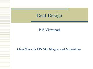 Deal Design