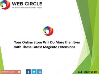 Your Online Store Will Do More than Ever with These Latest Magento Extensions
