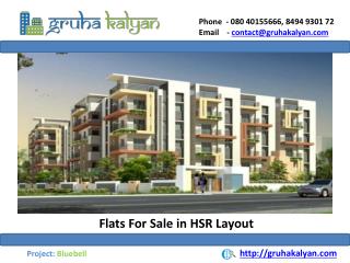 Flats For Sale in HSR Layout