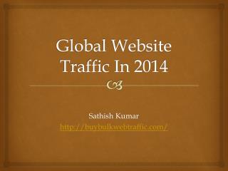 Website Traffic For The Year 2014