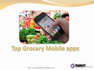Top Grocery Mobile apps