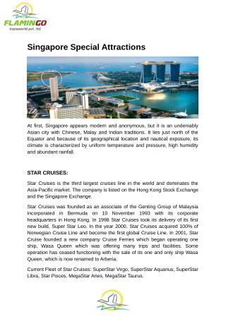 Singapore Special Attractions