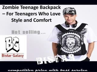 Zombie Teenage Backpack – For teenagers who love style and comfort