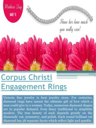 Corpus Christi Engagement Rings