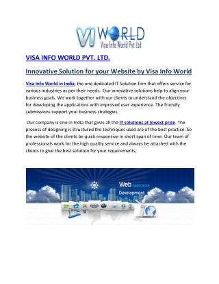visa info world in india-visainfoworld.com