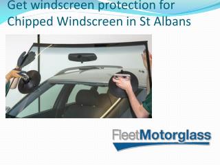 Get windscreen protection for Chipped Windscreen in St Albans