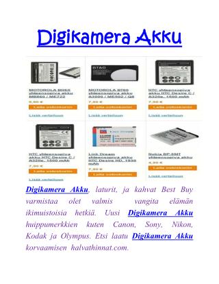 Digikamera Akku