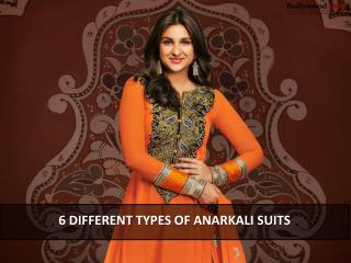6 Different Types of Anarkali Suits