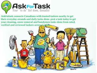 Ask For Task Verified Local Services Providers