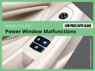 Power Window and Auto Glass Repair in Hammond