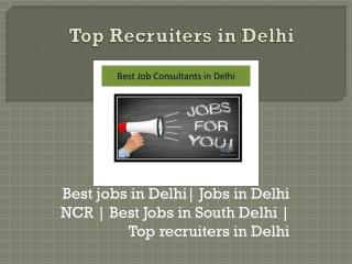 Best Jobs available in Delhi | Best Job Consultants in Delhi | Job Mirror